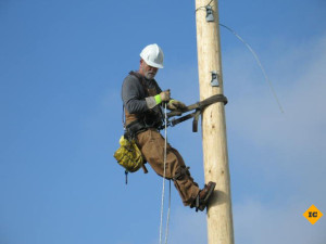 Installation de toron porteur / Suspension Stand Placing